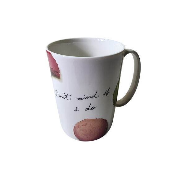 Lenox KATE SPADE Don't Mind If I Do Macaroons Coffee Mug - Picture 1 of 8